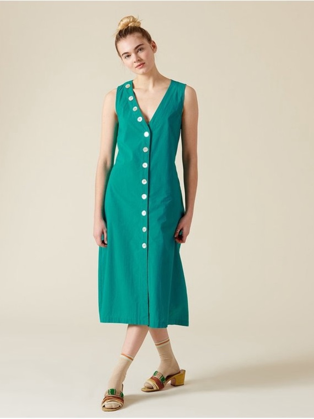 Rachel Antonoff Charlotte Shift Dress in Peacock